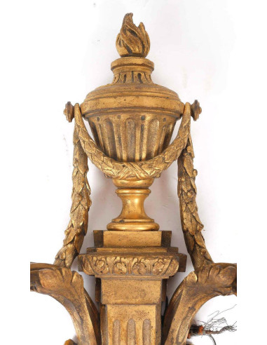 Pareja de apliques de ormolu de...