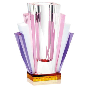 Vaso di cristallo colorato...