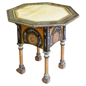Mesa de pedestal de Carlo...