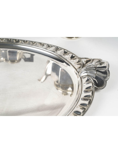 Postříbřený čajový a kávový servis...