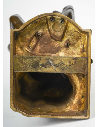 青铜，保罗-杜波依斯雕塑，费迪南德-巴比迪安，巴黎，19 世纪，拿破仑三世时期。