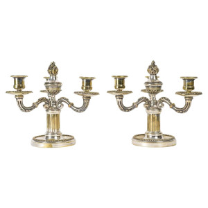 Pareja de candelabros de...