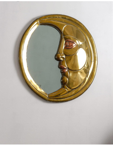 1950s-1960s wall mirror by Sergio...