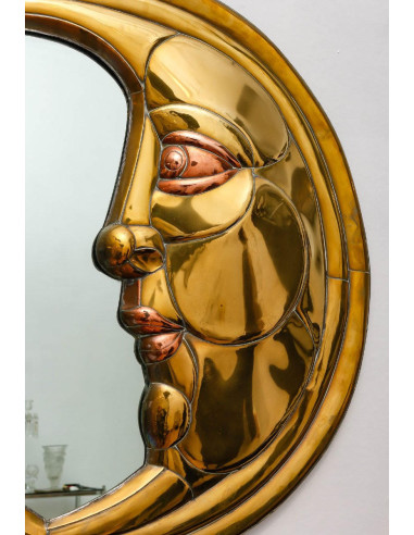 1950s-1960s wall mirror by Sergio...