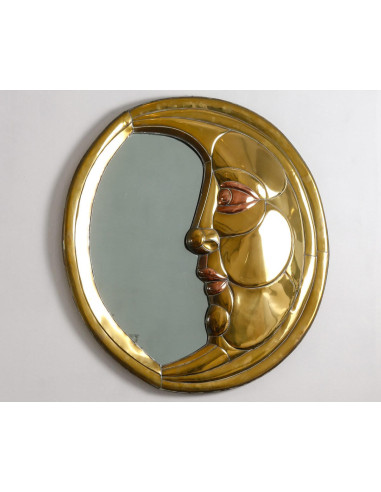 1950s-1960s wall mirror by Sergio...