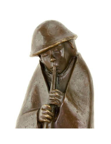 青铜雕塑，当代雕塑，署名 Ernst Barlach，现代版，21 世纪。
