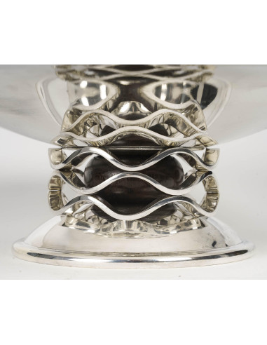 An Art Deco 1930 silver-plated fruit...