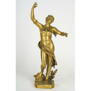 Scultura in bronzo dorato... 2