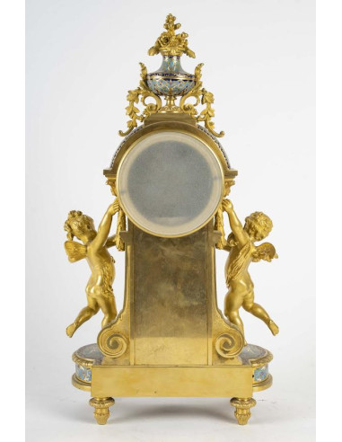 Gilded bronze and cloisonné...