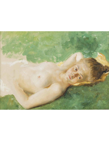 Olio su tela, dipinto da Philippe...