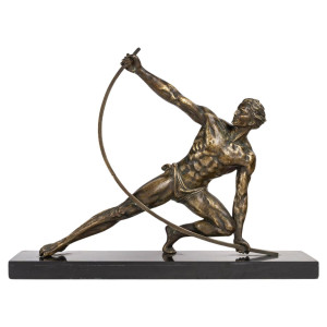 Scultura in bronzo di...