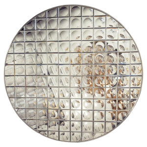 Round faceted witch mirror...