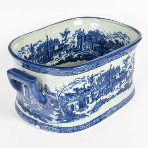 Fioriera in terracotta blu,... 2