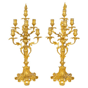 Important pair of Louis XV...