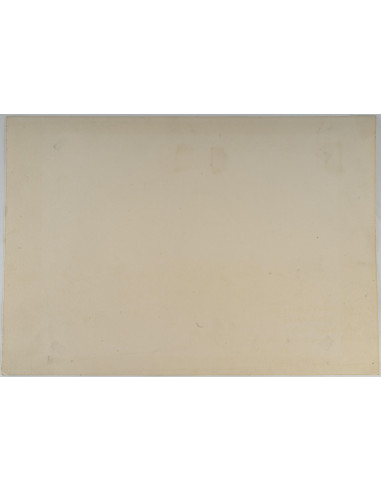 纸上水彩画，描绘一束鲜花，1950-1960 年。