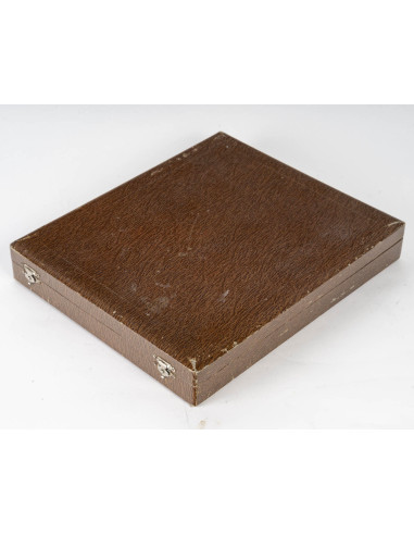 克里斯托弗镀银鱼餐具，1960-1970 年。