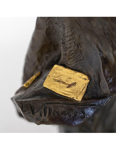 Escultura em bronze de Emmanuel...