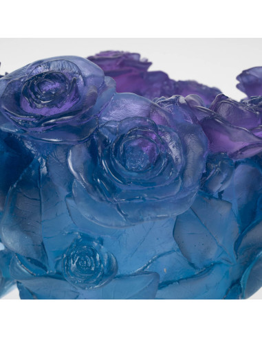 Vaso Daum, modello Roses ultraviolet,...