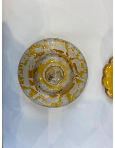 Importante par de copos de cristal da...