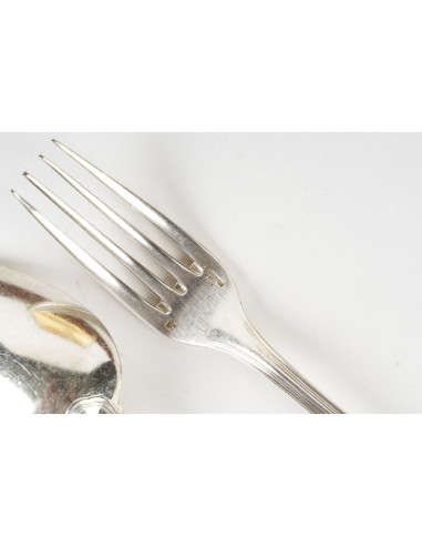 Dessert flatware by Christofle,...