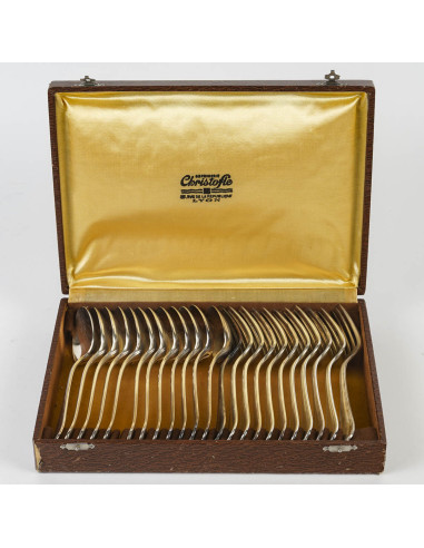 Dessert flatware by Christofle,...