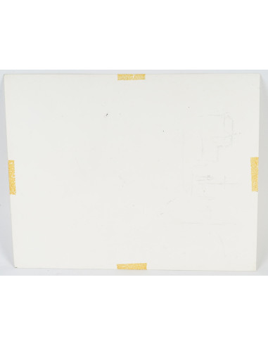 纸上水彩画，作者 Evelyne Luez，20 世纪。