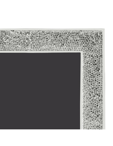 Silver metal photo frame in imitation...