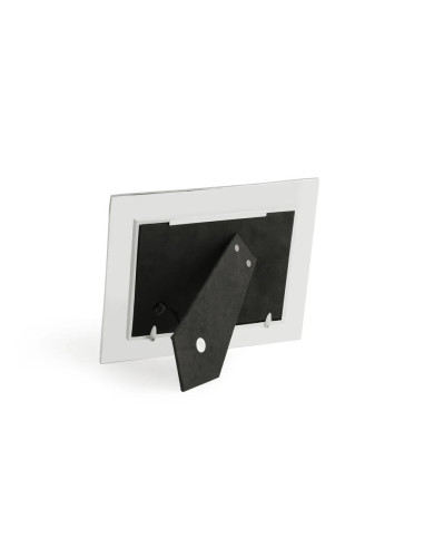 Silver metal photo frame in imitation...