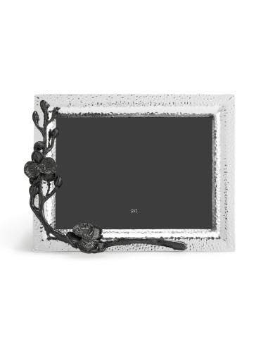 Medium-sized silver metal photo frame...
