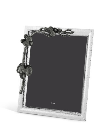Large silver metal photo frame with...