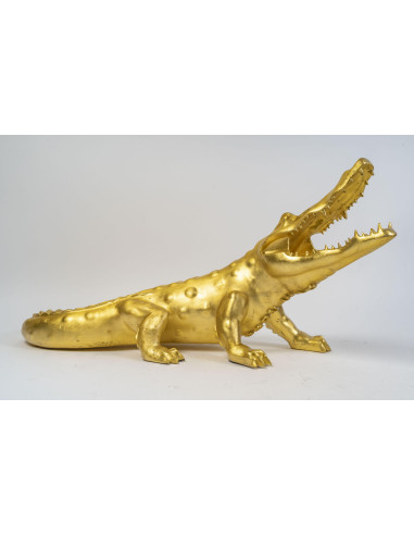 Krokodil sculptuur van Richard...