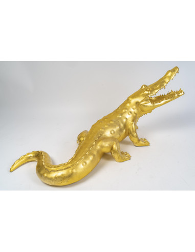 Krokodil sculptuur van Richard...