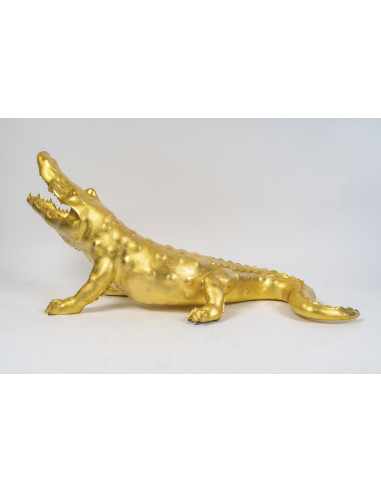 Krokodil sculptuur van Richard...