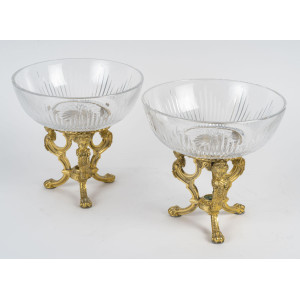 Pareja de copas de cristal... 2