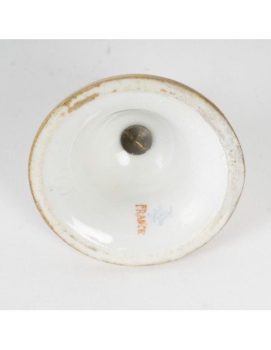 一对塞夫勒瓷器和镀金青铜盖瓶，19 世纪，拿破仑三世时期。