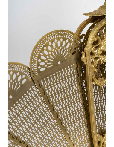 Gran pantalla de ormolu en forma de...