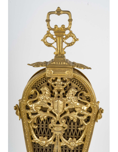 Gran pantalla de ormolu en forma de...