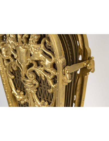 Gran pantalla de ormolu en forma de...