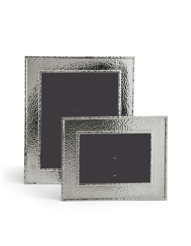 Contemporary photo frame in hammered...