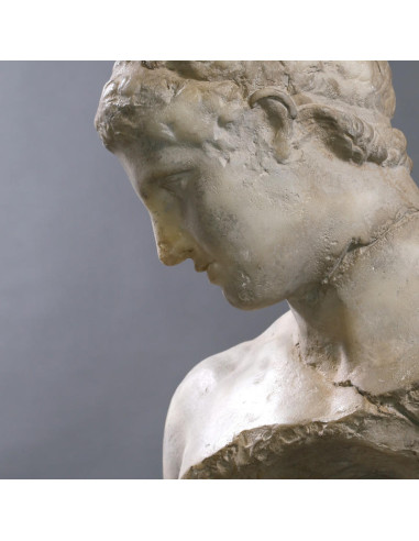 Sculpture representing a bust of a...