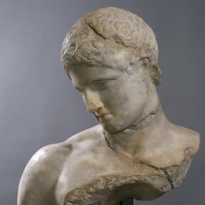 Sculptuur die een buste... 2