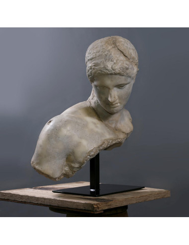 Sculpture representing a bust of a...