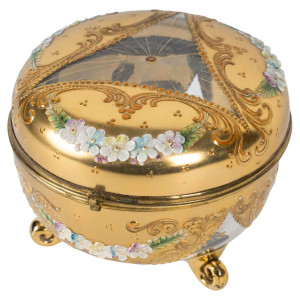 Caja de cristal de Murano...