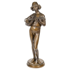 Scultura di cantante...