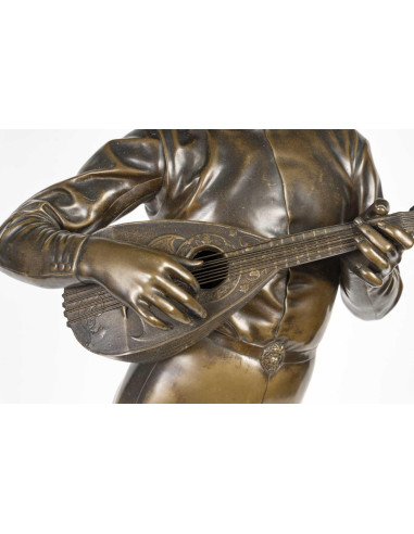 Escultura de uma cantora de Florença...