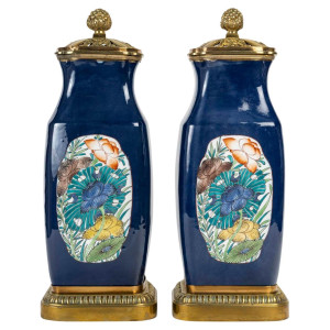 Pair of Samson porcelain...