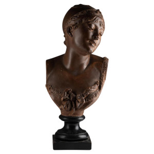 Escultura de terracota de...