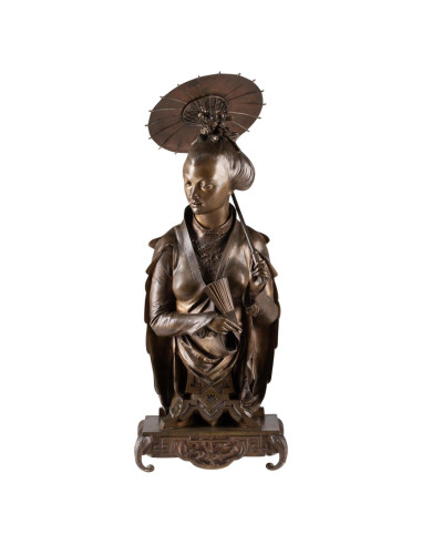 奥古斯特-拉鲁埃特的青铜雕塑，19 世纪，拿破仑三世。