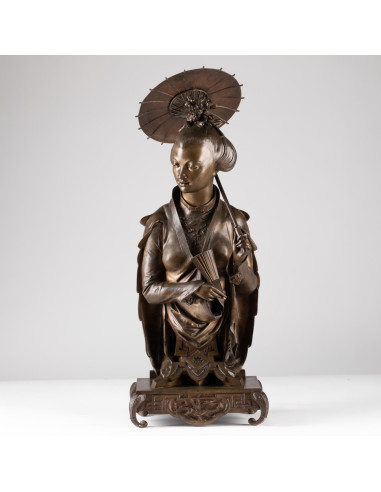 奥古斯特-拉鲁埃特的青铜雕塑，19 世纪，拿破仑三世。
