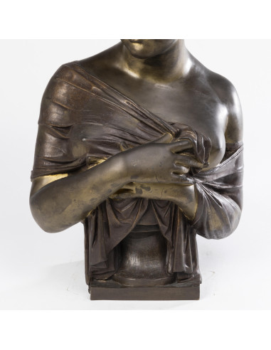 雷卡米耶夫人半身雕像，青铜，19 世纪，拿破仑三世。